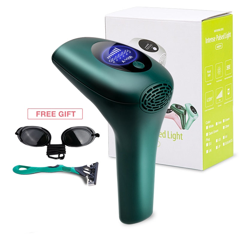 999999 Flashes 8 Levels Laser Epilator Permanent IPL Photoepilator Laser Hair Removal depiladora Painless electric Epilator