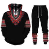 Tracksuits Men Polyester Sweatshirt Harajuku 3D Prined Hoodies Pants Set Casual Men's Track Suit Sportswear Fitness