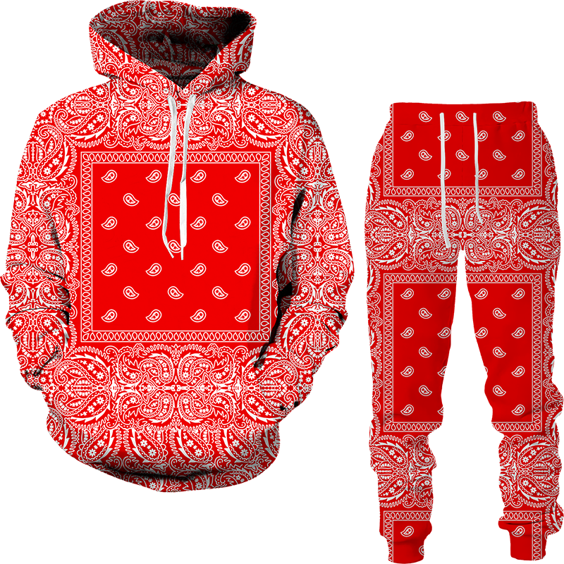 ZOGAA 2020 Men's Sets Clothes Hoodies and Pants 2 Piece Set Warm Ladies Printed Mens Outfits Matching Suit Man Tracksuit