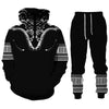 Tracksuits Men Polyester Sweatshirt Harajuku 3D Prined Hoodies Pants Set Casual Men's Track Suit Sportswear Fitness