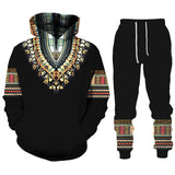 Tracksuits Men Polyester Sweatshirt Harajuku 3D Prined Hoodies Pants Set Casual Men's Track Suit Sportswear Fitness