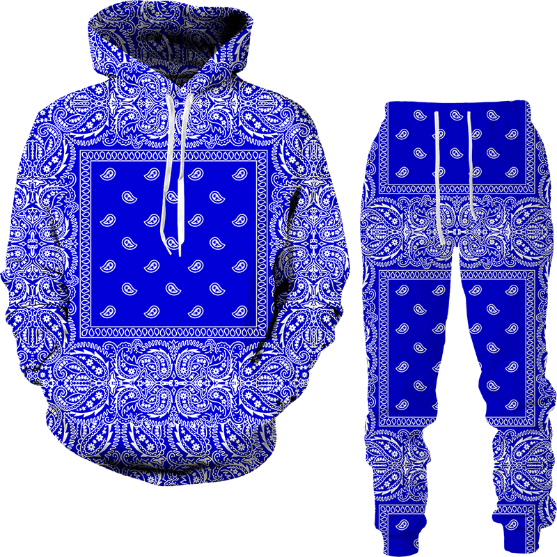 ZOGAA 2020 Men's Sets Clothes Hoodies and Pants 2 Piece Set Warm Ladies Printed Mens Outfits Matching Suit Man Tracksuit