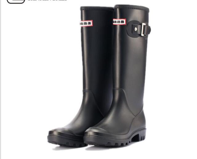 Women&#39;s boots thigh high Boots for Women rubber Waterproof Rainboots Ladies rain boots Boots botas mujer invierno 2022 sy411