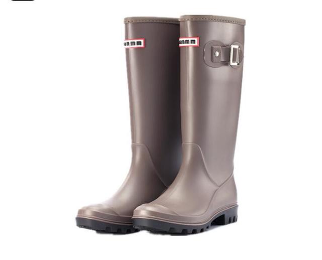 Women&#39;s boots thigh high Boots for Women rubber Waterproof Rainboots Ladies rain boots Boots botas mujer invierno 2022 sy411