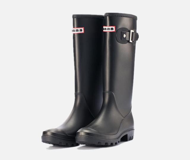 Women&#39;s boots thigh high Boots for Women rubber Waterproof Rainboots Ladies rain boots Boots botas mujer invierno 2022 sy411