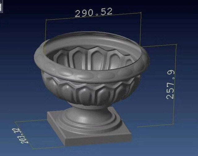 Big Size 35cm Garden flower pot Mould Cement Vase Mold Bonsai DIY For House Outdoor Decoration