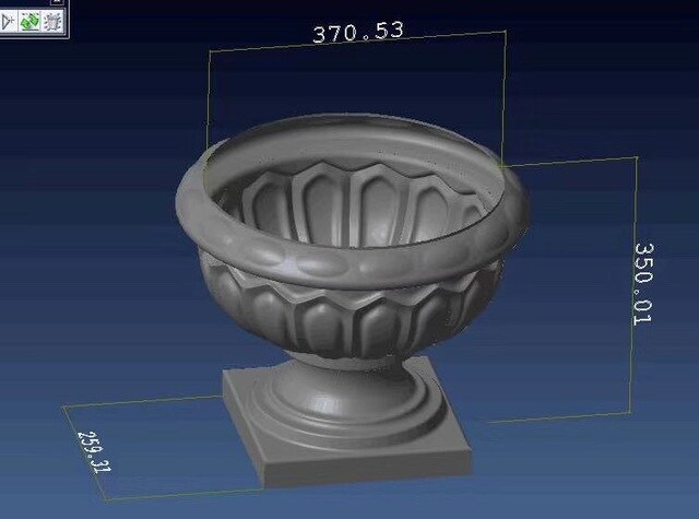 Big Size 35cm Garden flower pot Mould Cement Vase Mold Bonsai DIY For House Outdoor Decoration