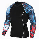 MMA Champion Compression Crossfit Workout Top