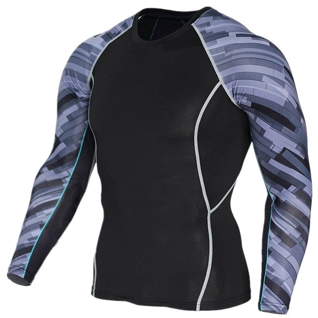 MMA Champion Compression Crossfit Workout Top