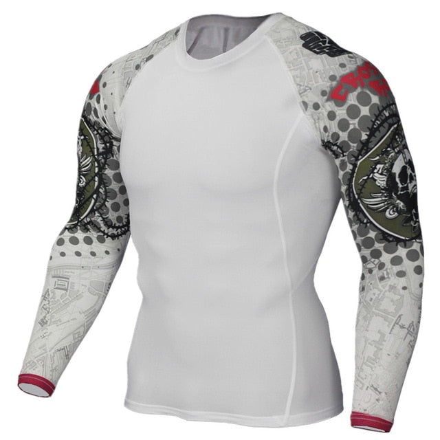 MMA Champion Compression Crossfit Workout Top