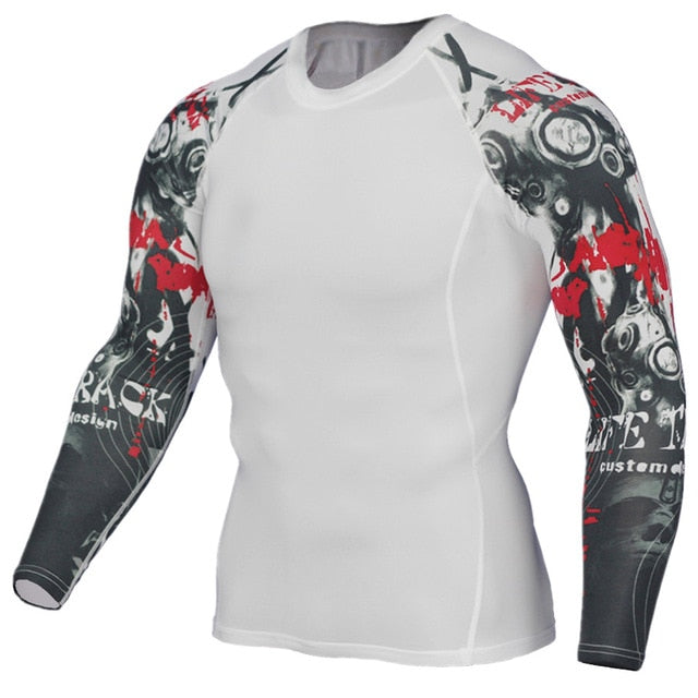 MMA Champion Compression Crossfit Workout Top