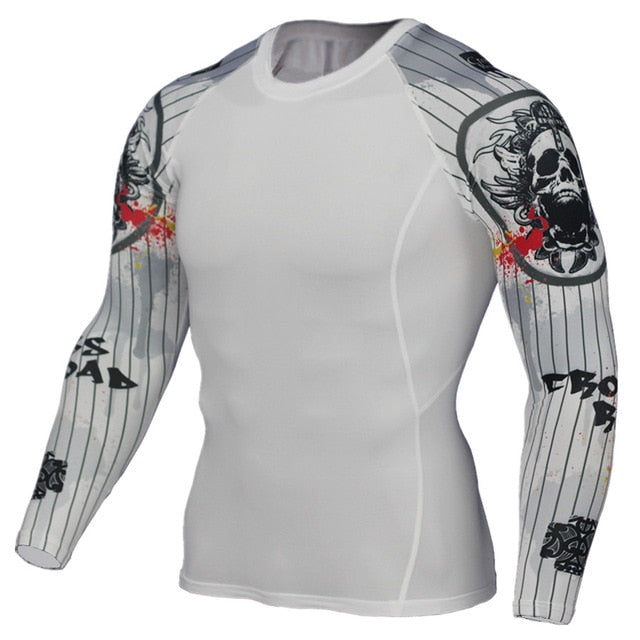 MMA Champion Compression Crossfit Workout Top