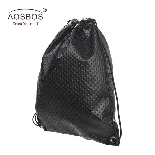 Glossy Leather Sports Backpack