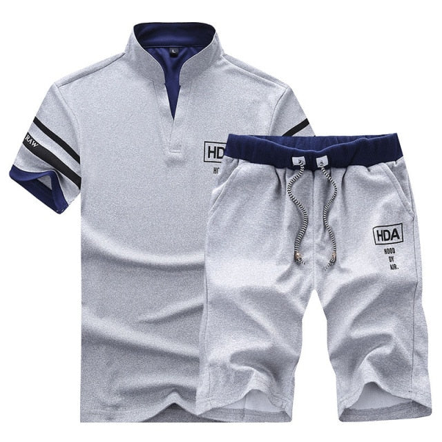 Men Sporting Suit Mens Masculino Two Piece