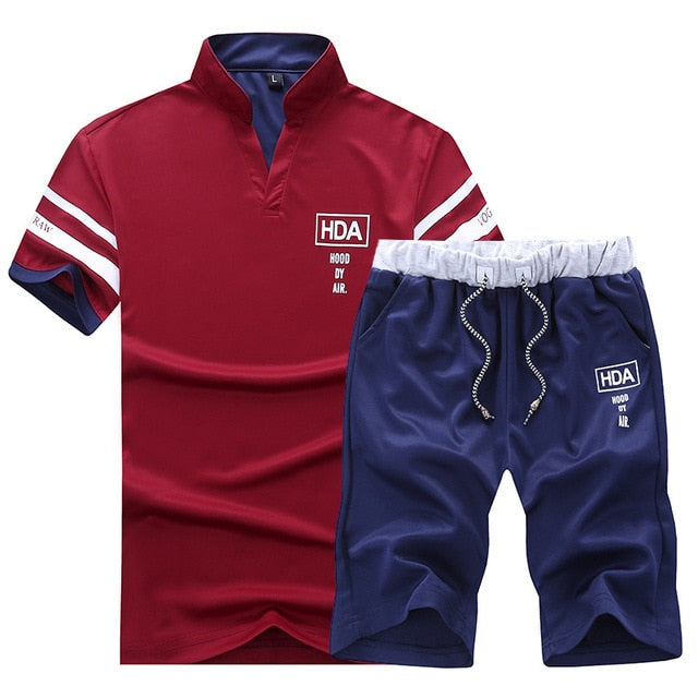 Men Sporting Suit Mens Masculino Two Piece