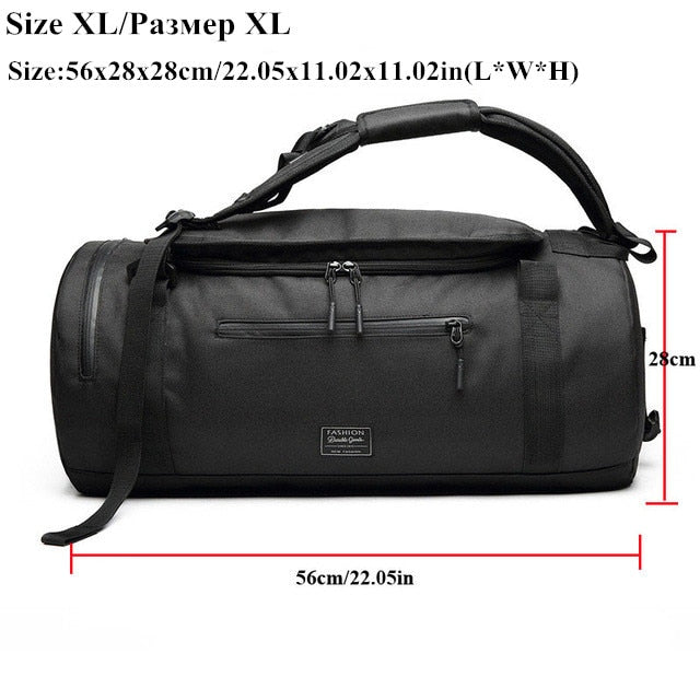 XC Gym Bag Multifunction Men's Gym Sports Bag Women Fitness Sport Bag Backpack with Shoe Compartment for Travel Yoga Training