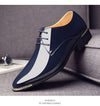 2020 Newly Men's Quality Patent Leather Shoes White Wedding Shoes Size 38-48 Black Leather Soft Man Dress Shoes