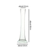 GIEMZA Glass High Vase Transparent Hydroponic Air Plant 1pc Cylinder Tube Round Tall Flower Vases Pure Tool for Home