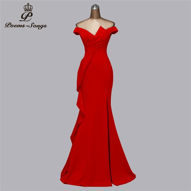 Beautiful new candy color evening dresses gree dress prom dresses mermaid vestidos de fiesta de noche women dress elegant