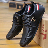 2020 Breathable Solid Color Slip Men Driving Shoes Spring And Autumn New Style Breathable Men's Peas Shoes the British Sneakers