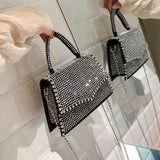 Rhinestone Crossbody Bags For Women 2020 Shiny Diamonds Chain Handbag Female Small Shoulder Bag Lady Casual Messenger Bag Totes