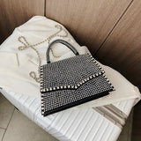 Rhinestone Crossbody Bags For Women 2020 Shiny Diamonds Chain Handbag Female Small Shoulder Bag Lady Casual Messenger Bag Totes