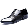 Mazefeng Fashion Slip On Men Dress Shoes Men Oxfords Fashion Business Dress Men Shoes 2020 New Classic Leather Men'S Suits Shoes