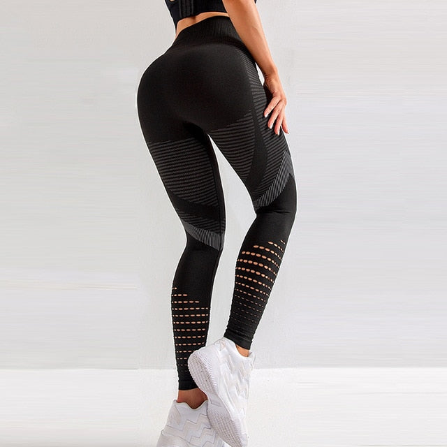 CHRLEISURE Women High Waist Push Up Leggings Seamless Fitness Legging Workout Legging For Women Casual Jeggings 4Color