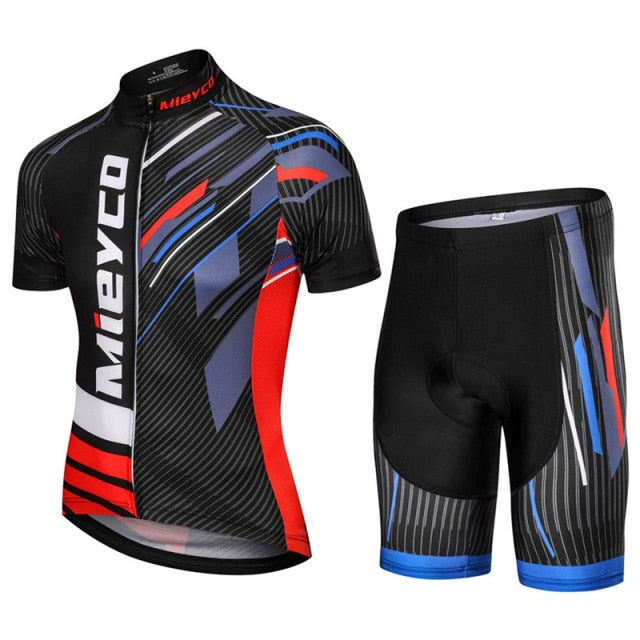 Mieyco Cycling Jersey Man MTB Race Cycling Clothing Set Mountain Bike Maillot Summer Ropa Ciclismo Cycling Clothes Bicycle Wear