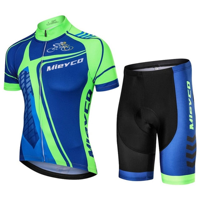 Mieyco Cycling Jersey Man MTB Race Cycling Clothing Set Mountain Bike Maillot Summer Ropa Ciclismo Cycling Clothes Bicycle Wear