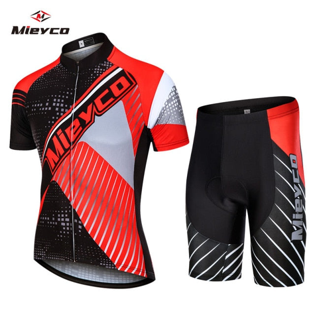 Mieyco Cycling Jersey Man MTB Race Cycling Clothing Set Mountain Bike Maillot Summer Ropa Ciclismo Cycling Clothes Bicycle Wear