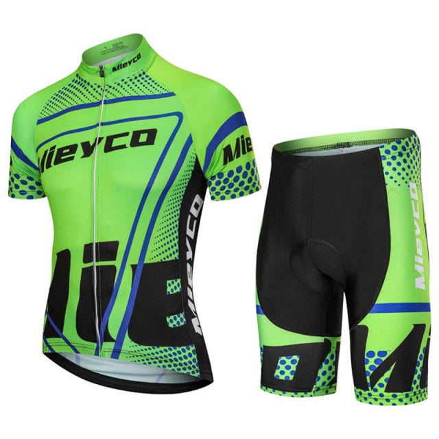 Mieyco Cycling Jersey Man MTB Race Cycling Clothing Set Mountain Bike Maillot Summer Ropa Ciclismo Cycling Clothes Bicycle Wear