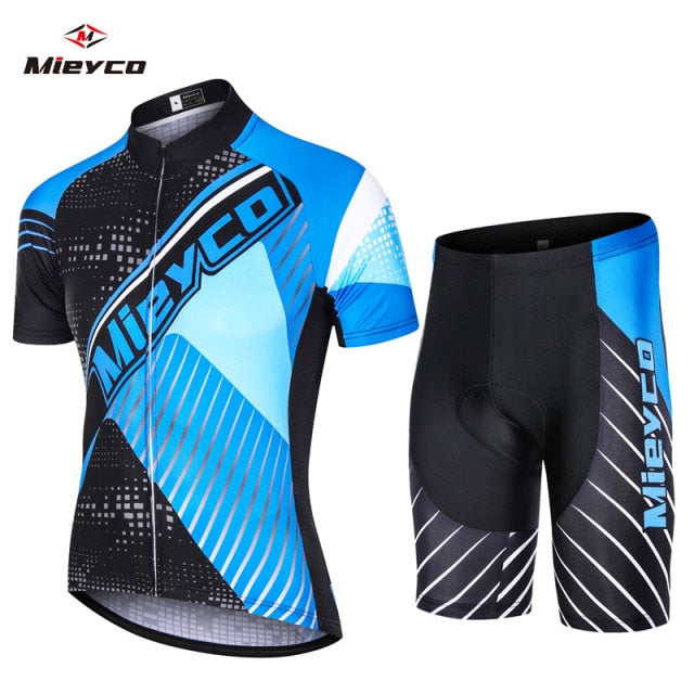 Mieyco Cycling Jersey Man MTB Race Cycling Clothing Set Mountain Bike Maillot Summer Ropa Ciclismo Cycling Clothes Bicycle Wear