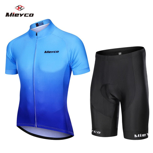 Mieyco Cycling Jersey Man MTB Race Cycling Clothing Set Mountain Bike Maillot Summer Ropa Ciclismo Cycling Clothes Bicycle Wear