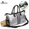 PU Leather Sports For Fitness Yoga Bags Women Travel Sport Handbag Crossbody Waterproof Training Gym Bags Shoes Storage XA932WD