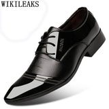 Black Designer Formal Oxford Shoes For Men Wedding Shoes Leather Italy Pointed Toe Mens Dress Shoes 2021 Sapato Oxford Masculino