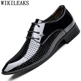 Black Designer Formal Oxford Shoes For Men Wedding Shoes Leather Italy Pointed Toe Mens Dress Shoes 2021 Sapato Oxford Masculino