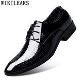 Black Designer Formal Oxford Shoes For Men Wedding Shoes Leather Italy Pointed Toe Mens Dress Shoes 2021 Sapato Oxford Masculino