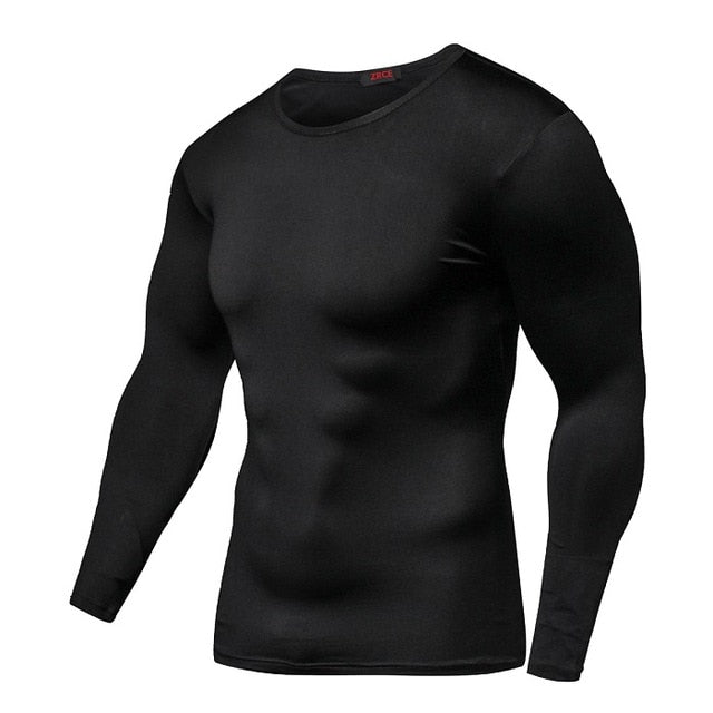 Solid Color Compression Crossfit Workout Top