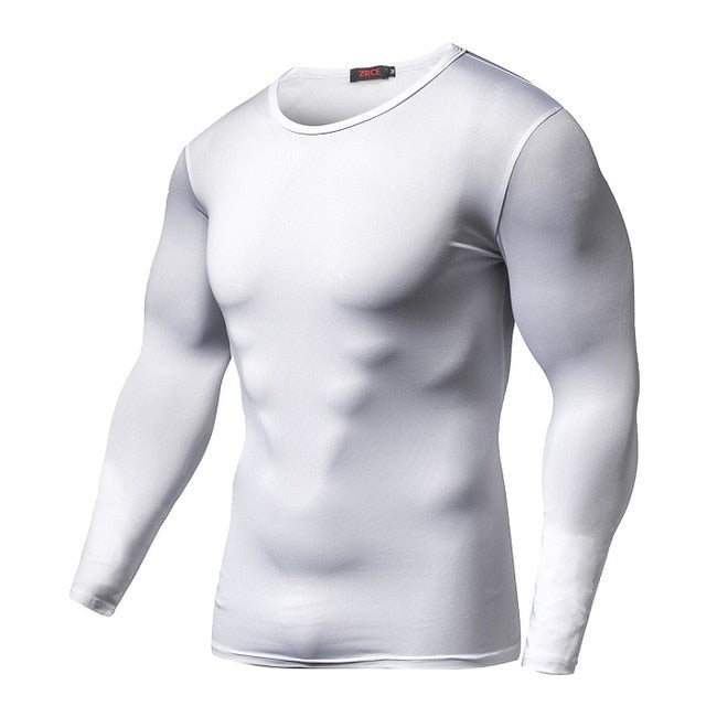 Solid Color Compression Crossfit Workout Top