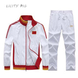 2020 tracksuit men two piece set