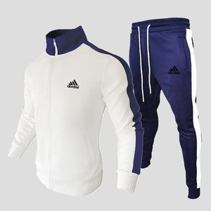 New Mens Tracksuits 2020 Men Sets Sweatshirt+sweatpants Tracksuit Zipper Stand Collar Sports Suit Jogging Fitness Men Clothing