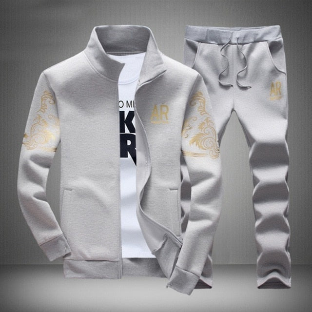 BOLUBAO Brand Men Casual Sets Autumn New Men's Jacket + Pants Tracksuit