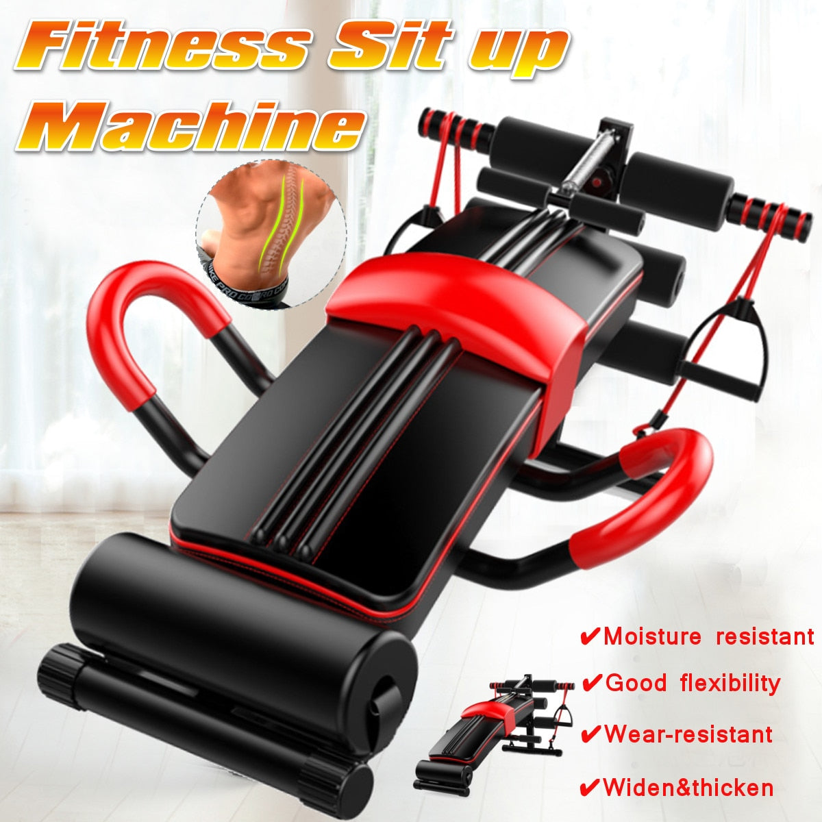 Multifunction Bench Press Home Gym Machine Sit Up Abdominal Benches Board Fitness Equipment Workout Bench Musculacion Exercise