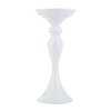 Mercijzyasang Metal Candle Holders Flowers Vase/Stand Candlestick White Candle Holder Floor Vase Wedding/Table Centerpieces 03