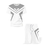 Tracksuit for Men Summer Shorts Sets Short Sleeve T-Shirt and Shorts Sets Casual Clothing Mens Sports Wear Gym Men Sweat Suits