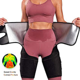 Waist Trainer Belt for Women Waist Thigh Trimmer Butt Lifter Slimming Workout Sweat Band Body Shaper Adjustable Hip Enhancer