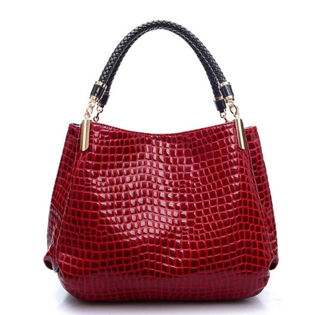 Famous Designer Brand Bags Women Leather Handbags 2021 Luxury Ladies Hand Bags Purse Fashion Shoulder Bags Bolsa Sac Crocodile