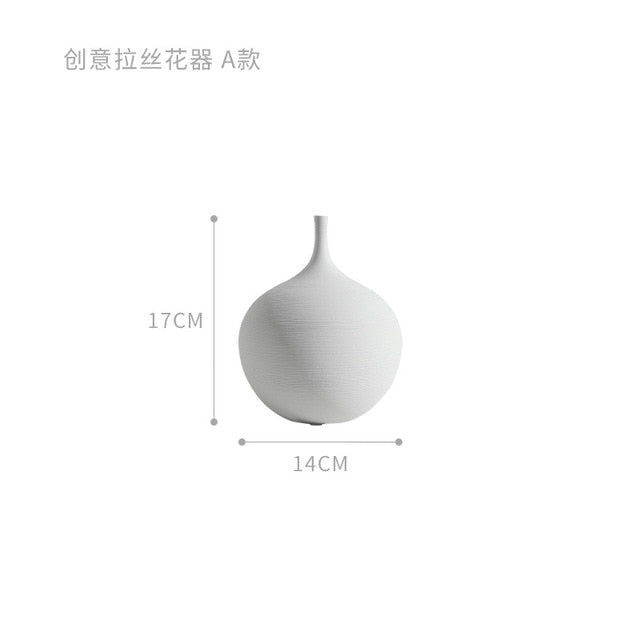 Jingdezhen Modern Handmade Art Zen Vase Ceramic Ornaments Decoration Vase Ceramic Decor Vases Tall Floor Vases for Living Room