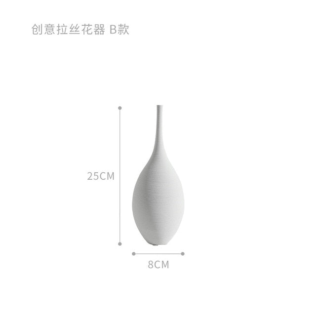 Jingdezhen Modern Handmade Art Zen Vase Ceramic Ornaments Decoration Vase Ceramic Decor Vases Tall Floor Vases for Living Room